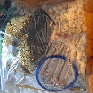 Ziplog bag with crafts